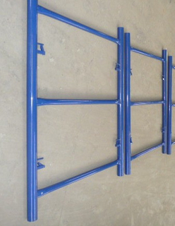 Estrutura de escoramento de andaime azul de 5' x 4' com travas canadenses